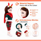 Poupée Princesse de Noël 32 cm