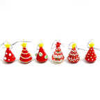 Mini sapins en verre soufflé faits main (3 cm)