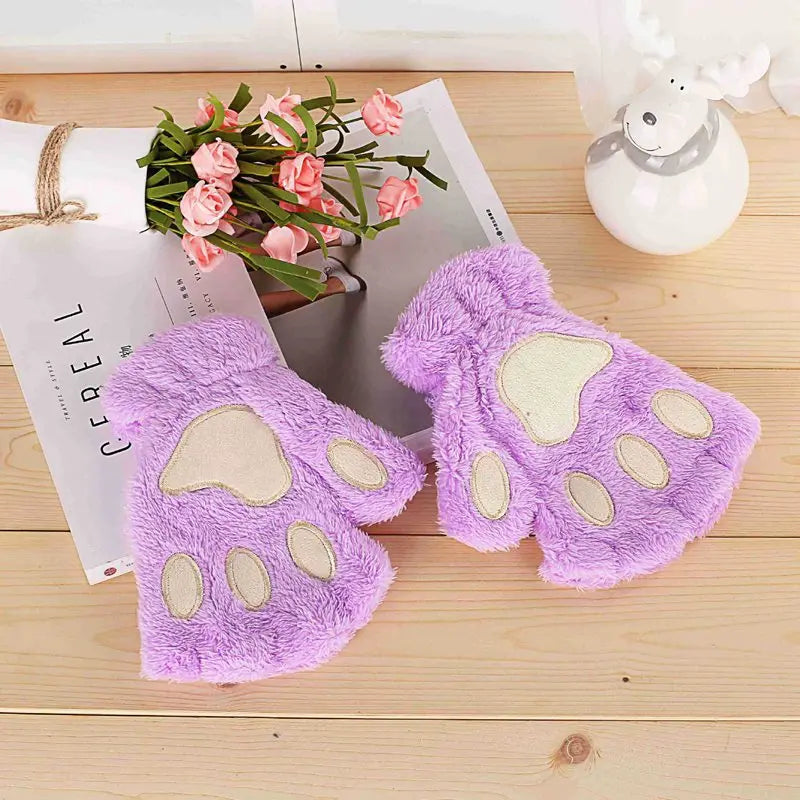 Mitaines Patte de Chaton – Lavande