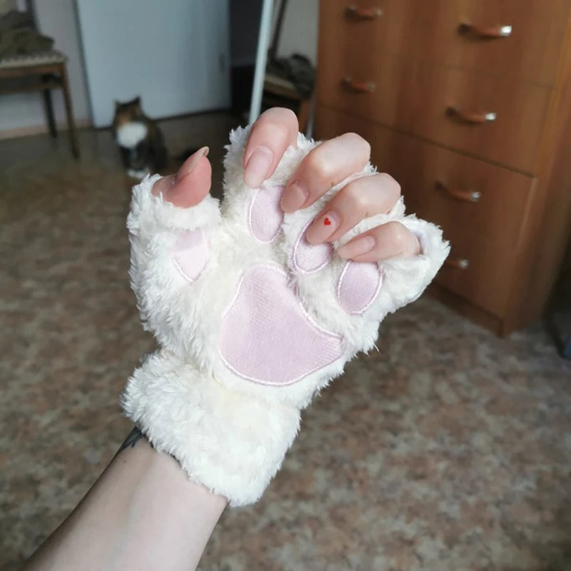 Mitaines Patte de Chaton – Peluche toute douce