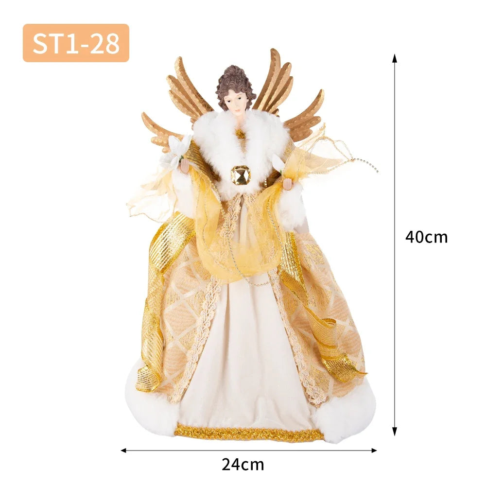 Grande poupée Ange de Noël (40 cm)