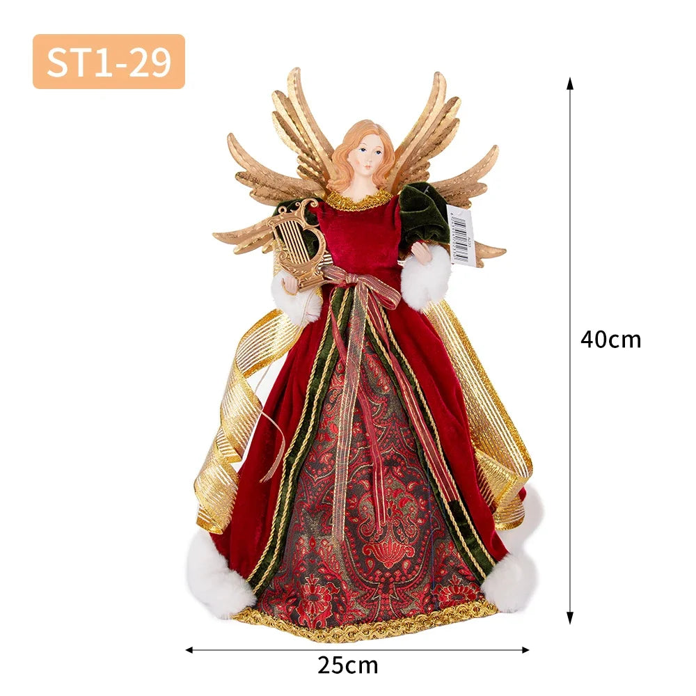 Grande poupée Ange de Noël (40 cm)