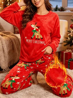 Pyjama de Noël en flanelle – Renne Merry Christmas