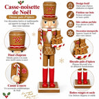 Grand casse-noisette pain d'épices 50 cm
