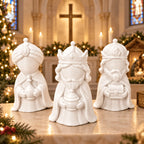 Les 3 Rois mages – statuettes blanches