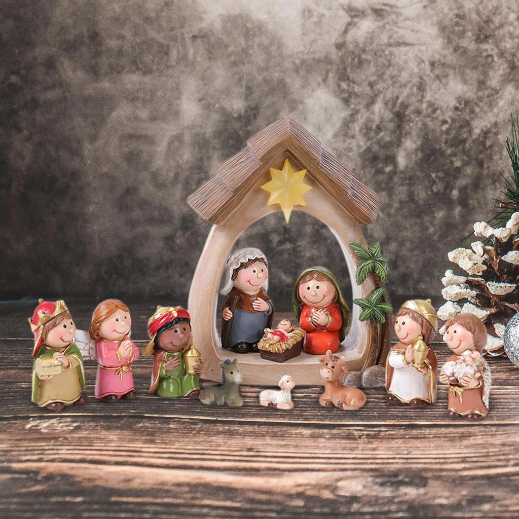Pack Crèche de Noël complète (4 articles)