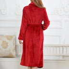 Peignoir long en flanelle – Doux et chaud