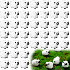 Lot de 20 mini moutons pour crèche