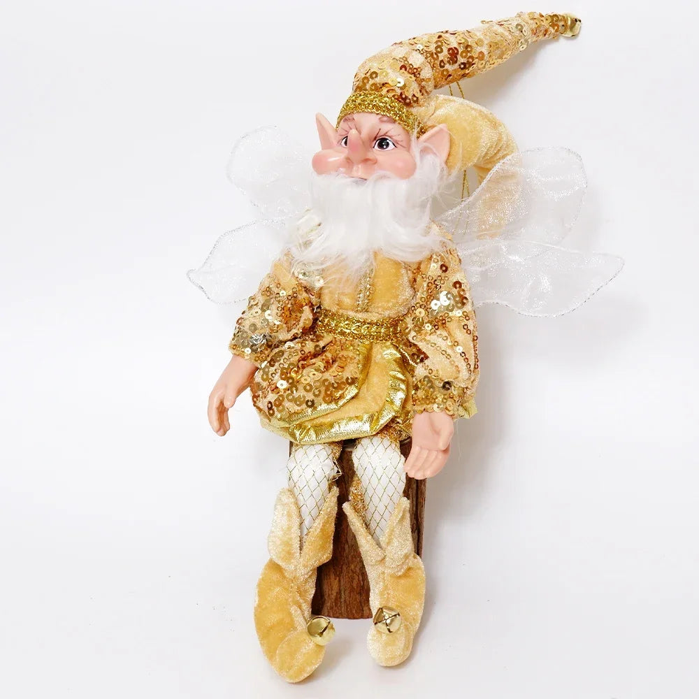 Lutin farceur de Noël élégant 50 cm