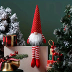Poupée Père Noël debout en peluche