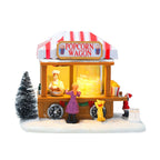 Boutique de village de Noël lumineuse (popcorn, confiserie…)