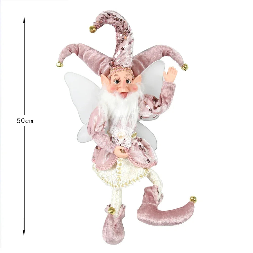Lutin farceur de Noël élégant 50 cm