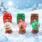 Set de 8 mini décorations de Noël (boules, cadeaux, sapin, renne)
