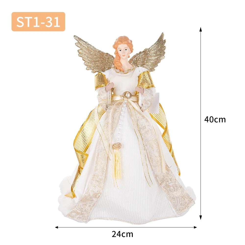 Grande poupée Ange de Noël (40 cm)