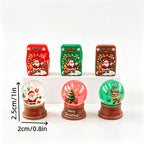 Set de 8 mini décorations de Noël (boules, cadeaux, sapin, renne)