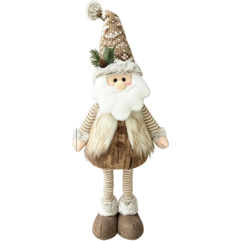 Peluche de Noël à jambes extensibles (18 à 60 cm)