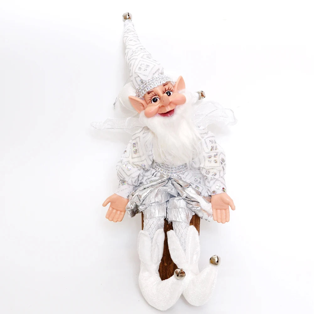 Lutin farceur de Noël élégant 50 cm