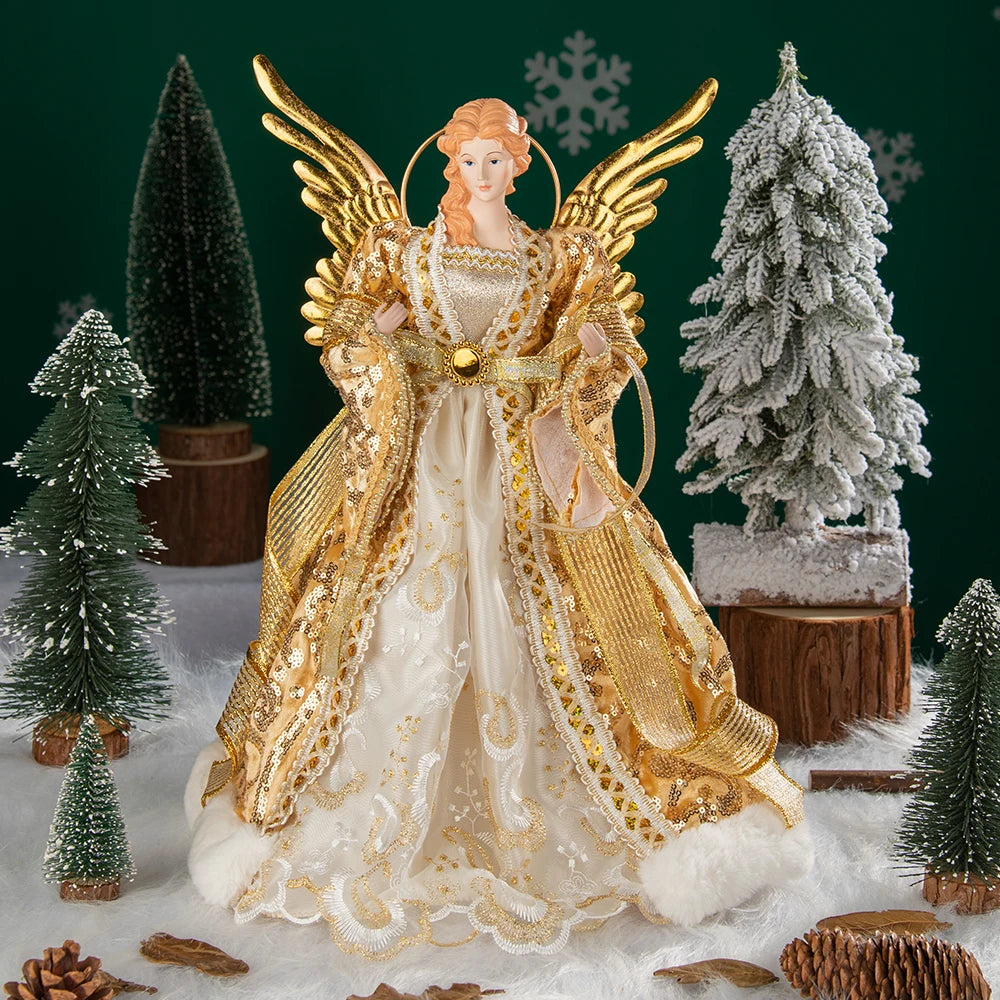 Grande poupée Ange de Noël (40 cm)