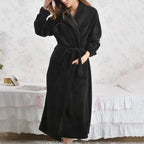 Peignoir long en flanelle – Doux et chaud