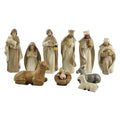 Crèche de Noël 10 santons naturels