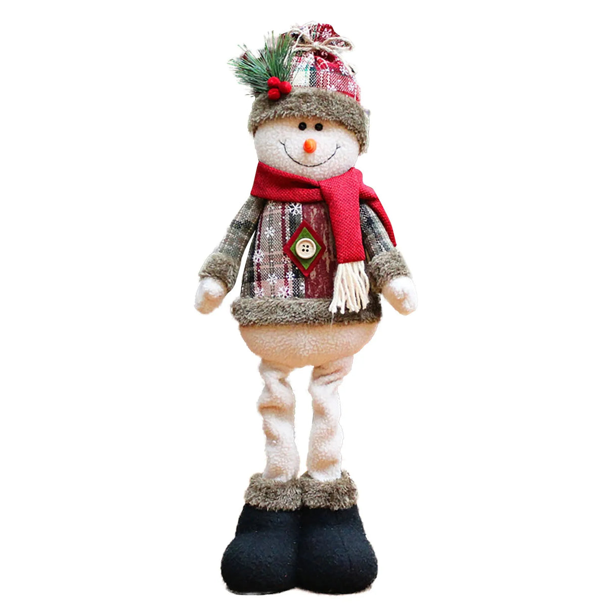 Poupées de Noël Renne, Père Noël & Bonhomme de neige