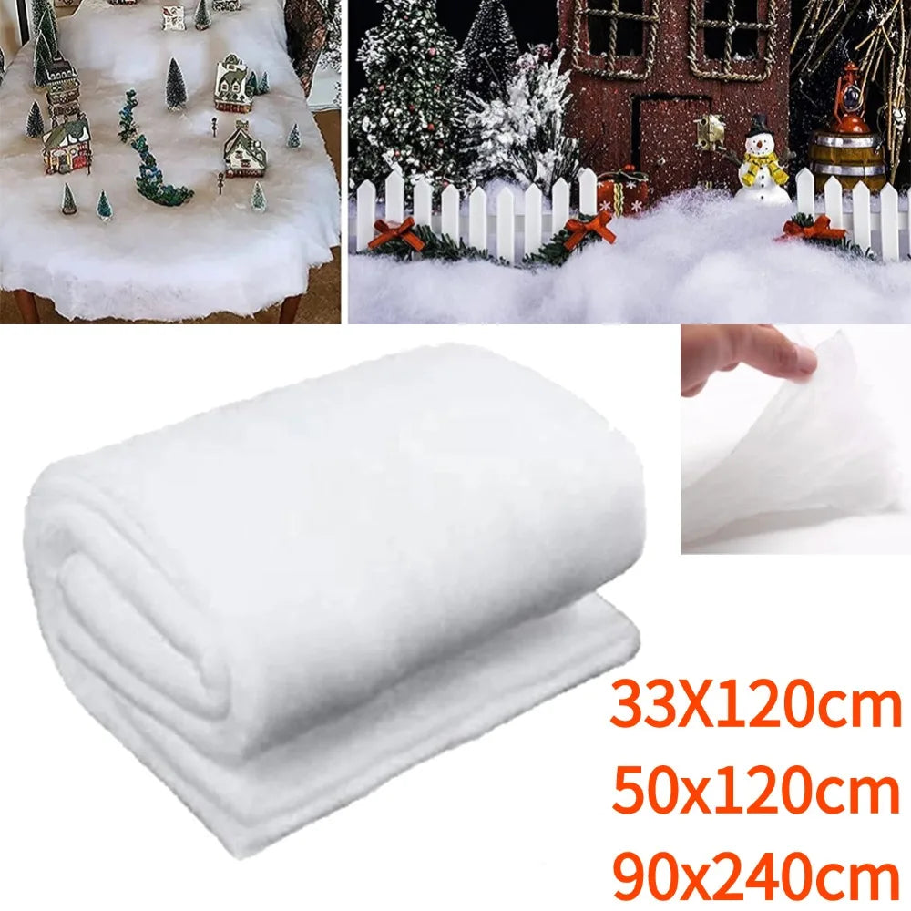 Tapis de neige artificielle doux – 90 x 240 cm