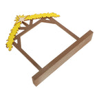 Étable de crèche en bois