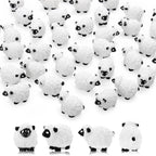 Lot de 20 mini moutons pour crèche