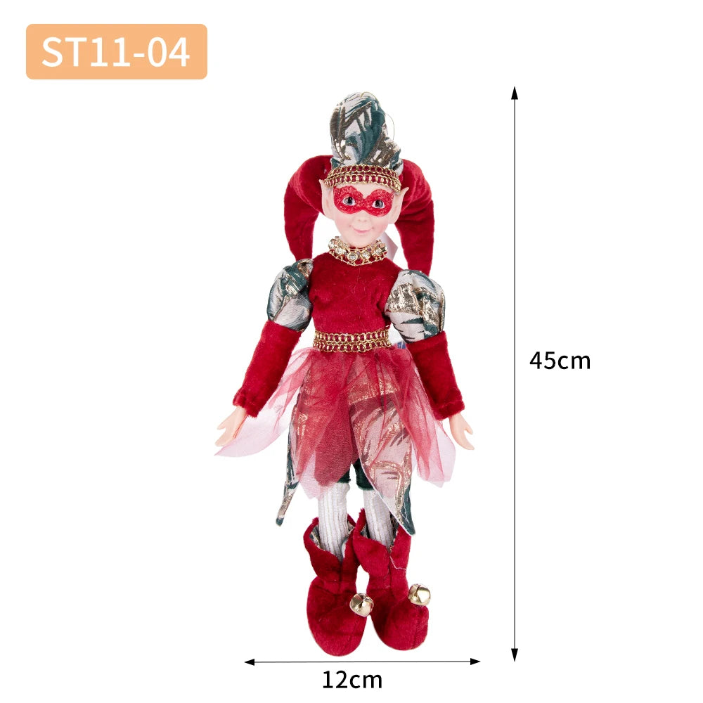 Lutins de Noël féeriques 45 cm