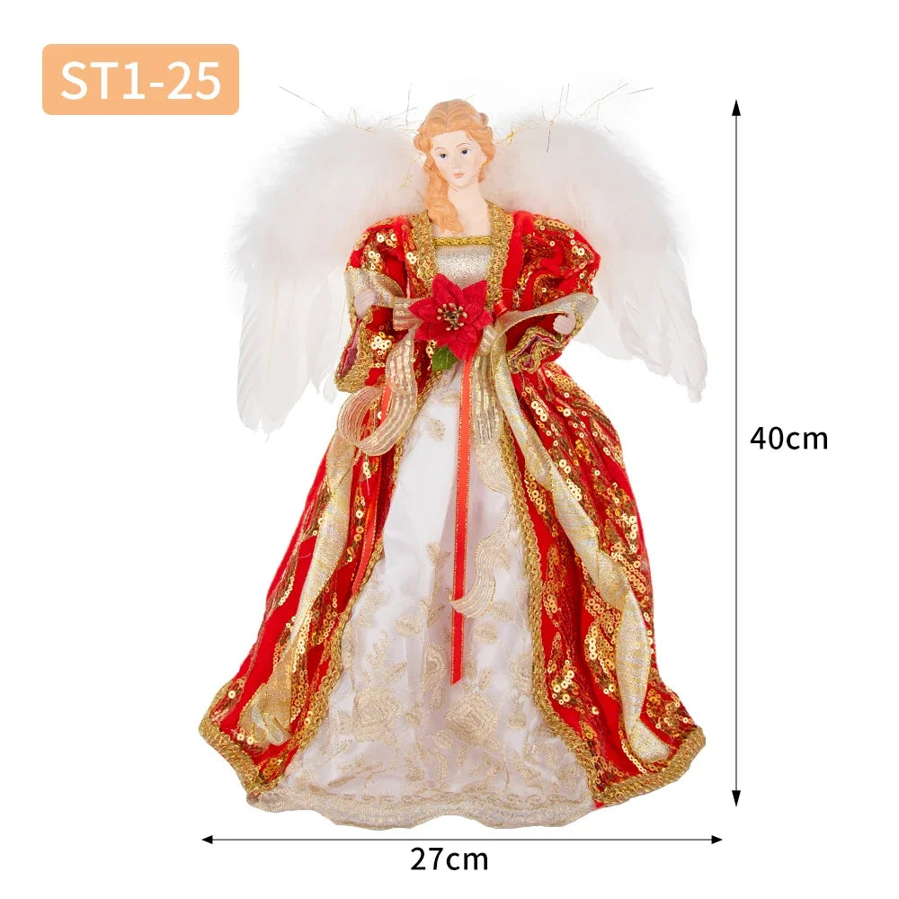 Grande poupée Ange de Noël (40 cm)