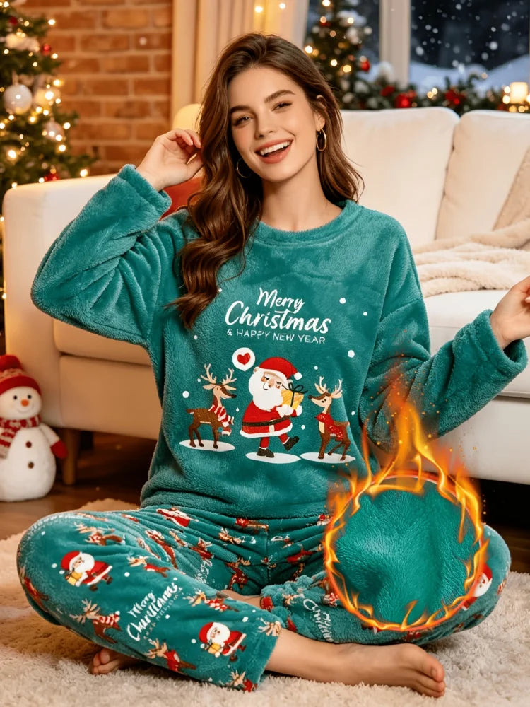 Pyjama de Noël en flanelle – Renne Merry Christmas