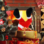 Jambes de lutin farceur pour sapin