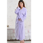 Peignoir long en flanelle – Doux et chaud