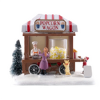 Boutique de village de Noël lumineuse (popcorn, confiserie…)