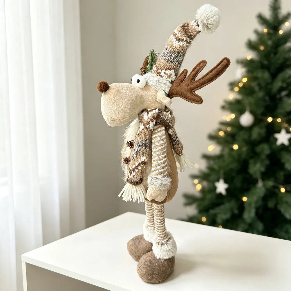 Peluche de Noël à jambes extensibles (18 à 60 cm)
