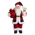 Père Noël en peluche 30 cm avec sa hotte