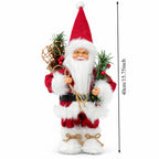 Poupée Père Noël debout en peluche