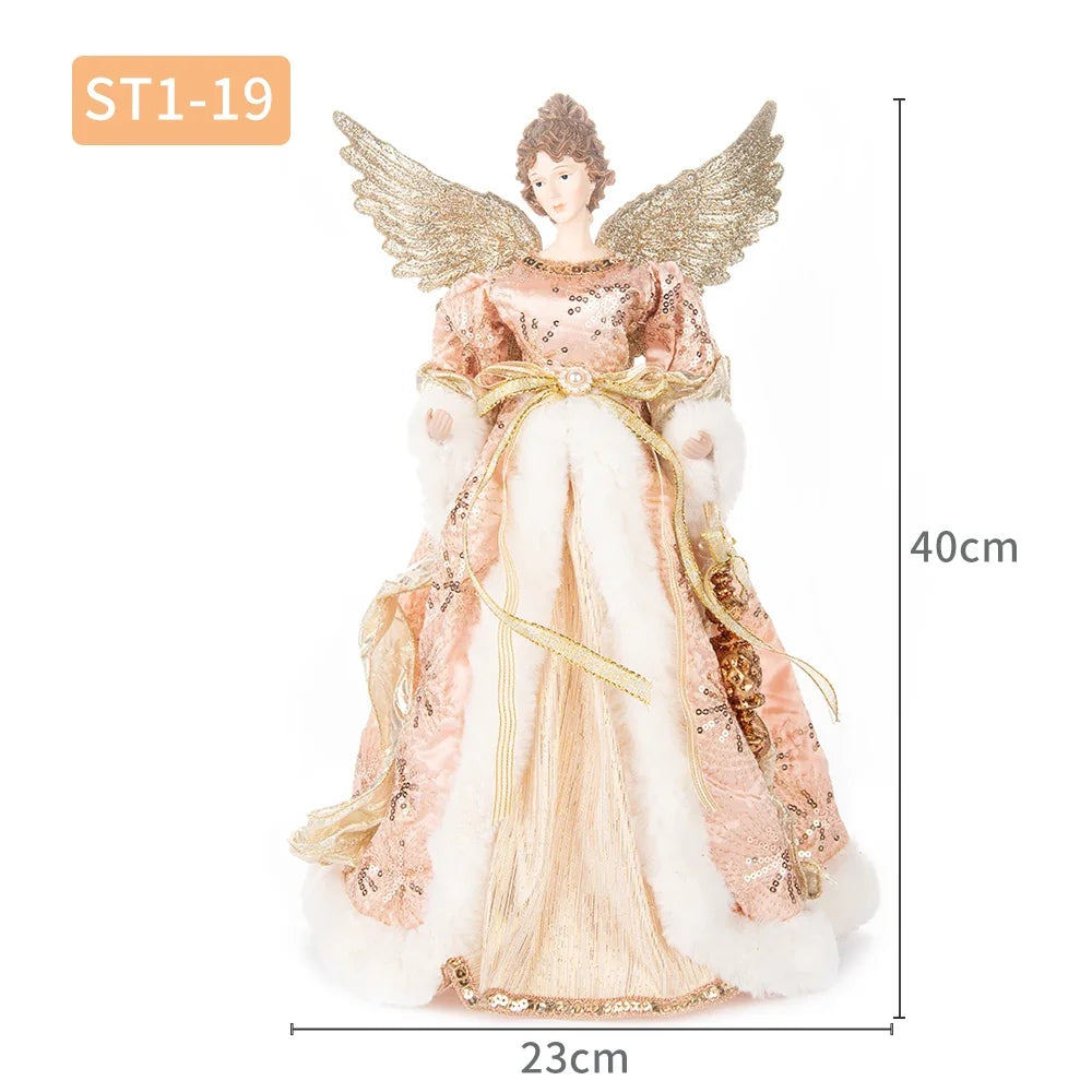 Grande poupée Ange de Noël (40 cm)