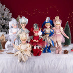 Lutins de Noël féeriques 45 cm