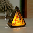 Veilleuse de Noël lumineuse – Scène enneigée