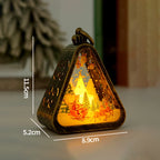Veilleuse de Noël lumineuse – Scène enneigée
