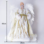 Grande poupée Ange de Noël (40 cm)