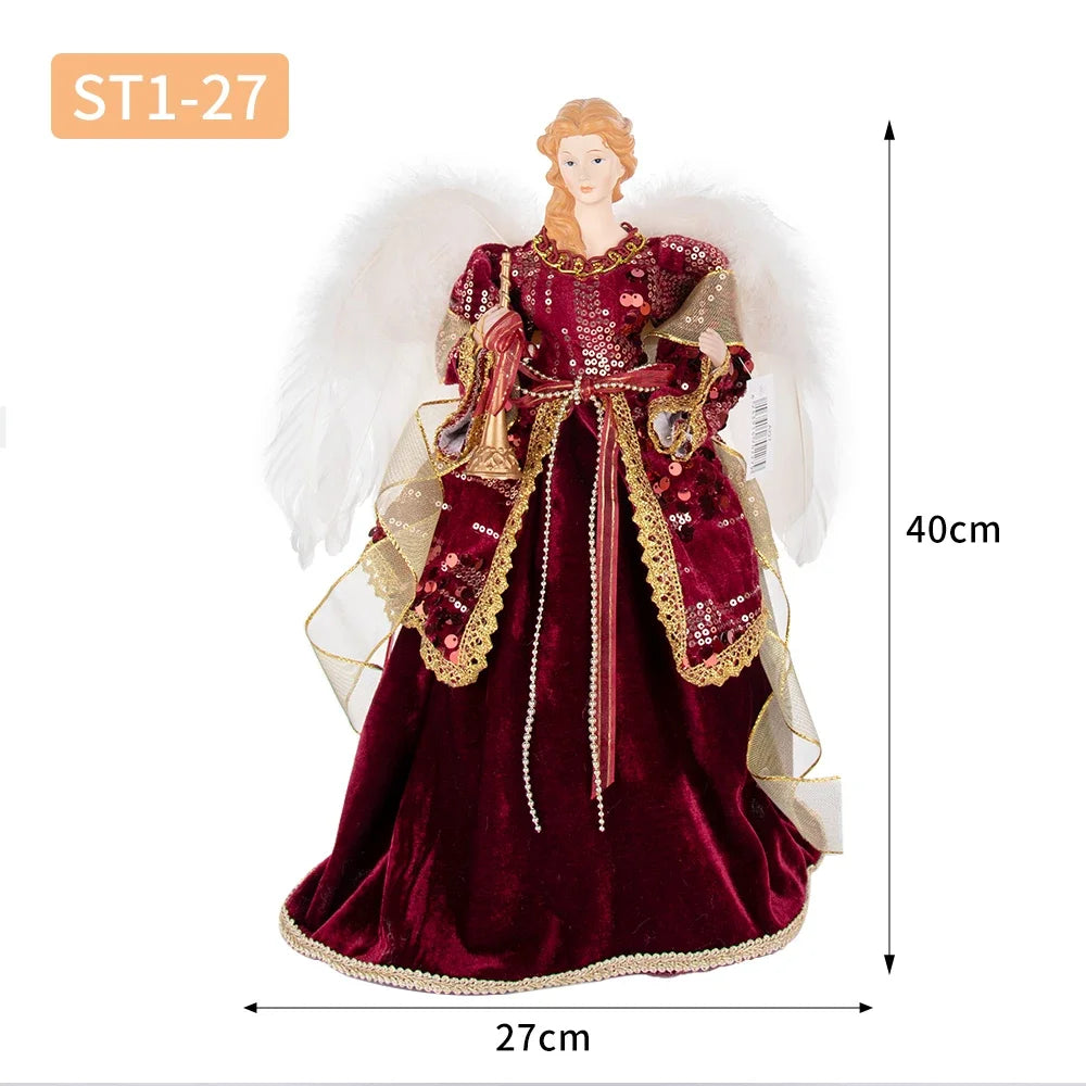 Grande poupée Ange de Noël (40 cm)