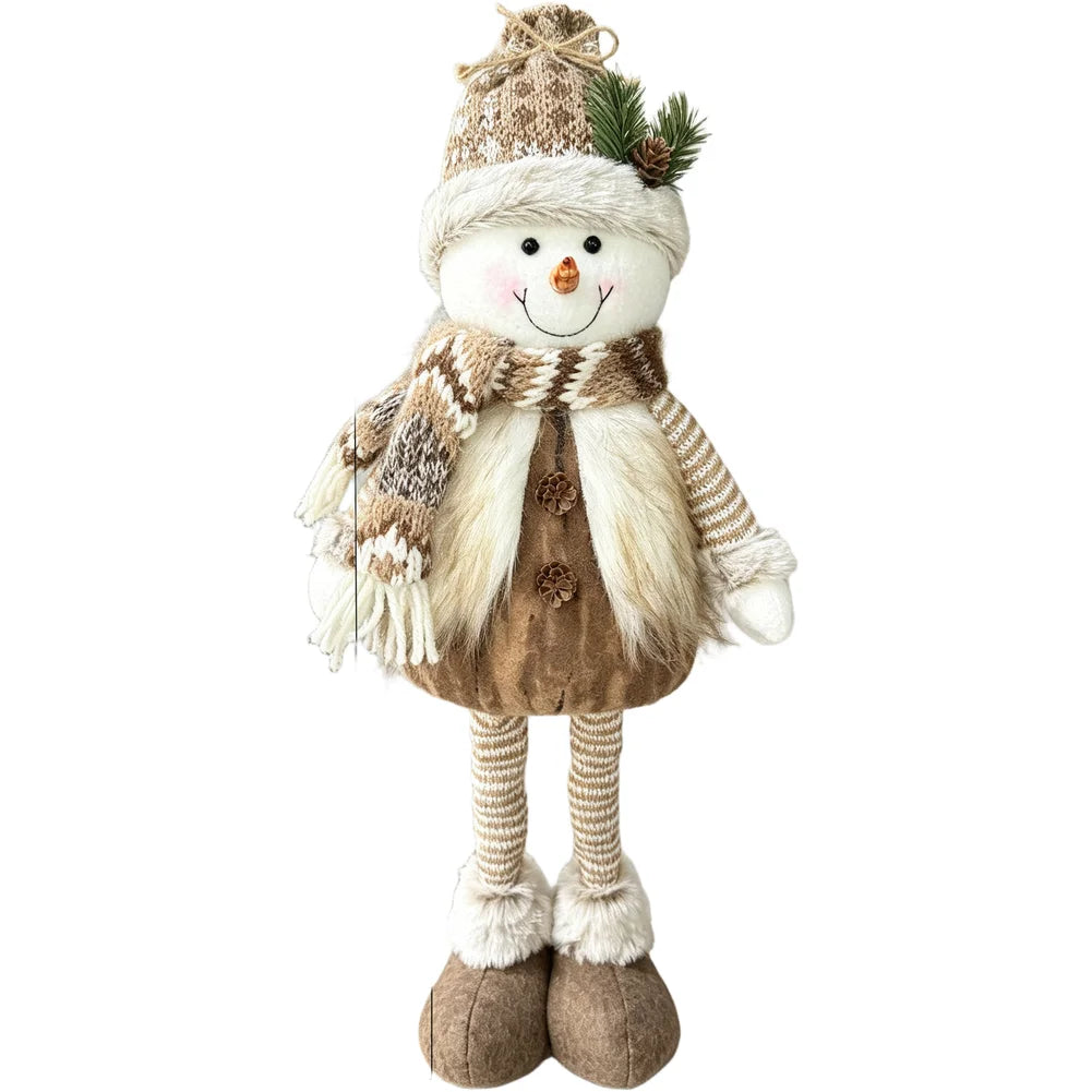 Peluche de Noël à jambes extensibles (18 à 60 cm)