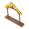 Étable de crèche en bois