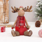 Grande peluche Renne de Noël