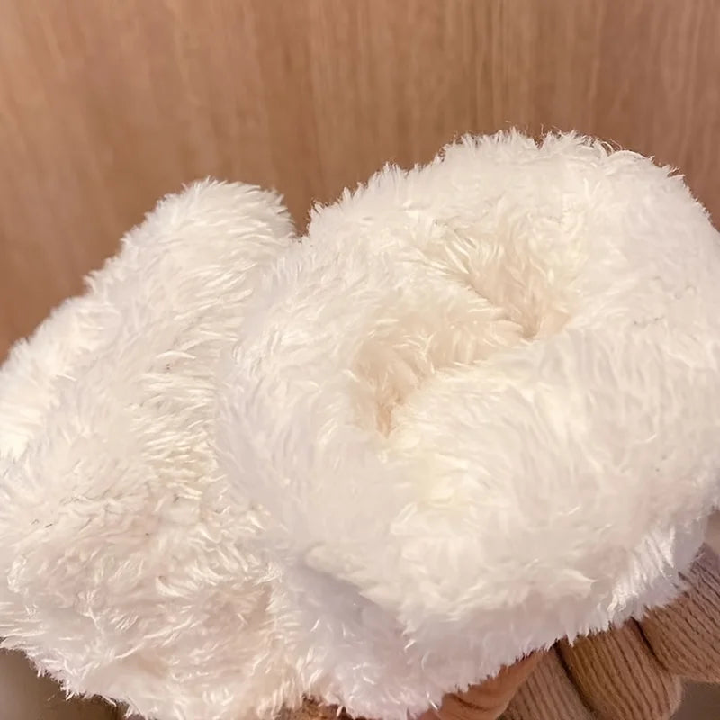 Gants de Noël Jacquard Renne – Tactiles et doublés peluche