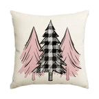 Housse de coussin de Noël rose – 45 x 45 cm