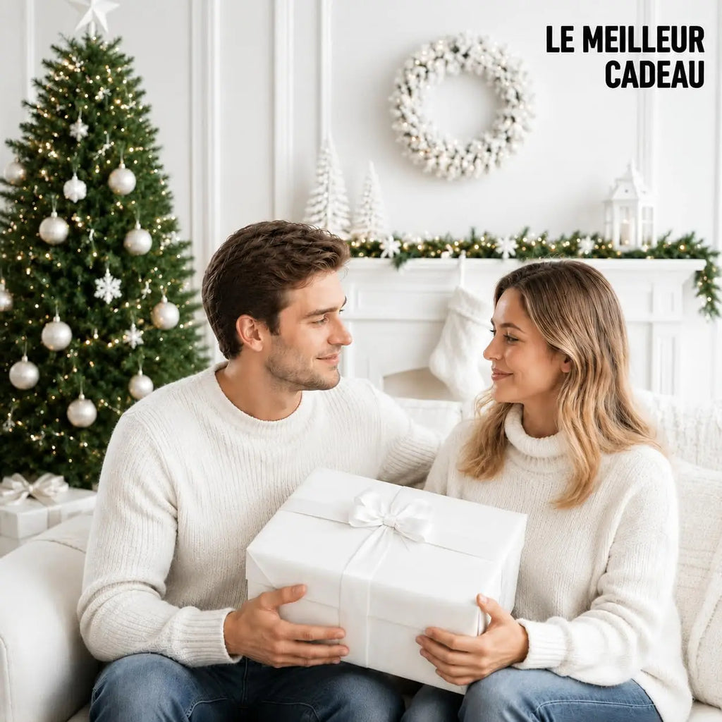 Plaid de Noël en flanelle – Sapin & coin du feu