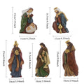 Crèche de Noël traditionnelle – santons dorés